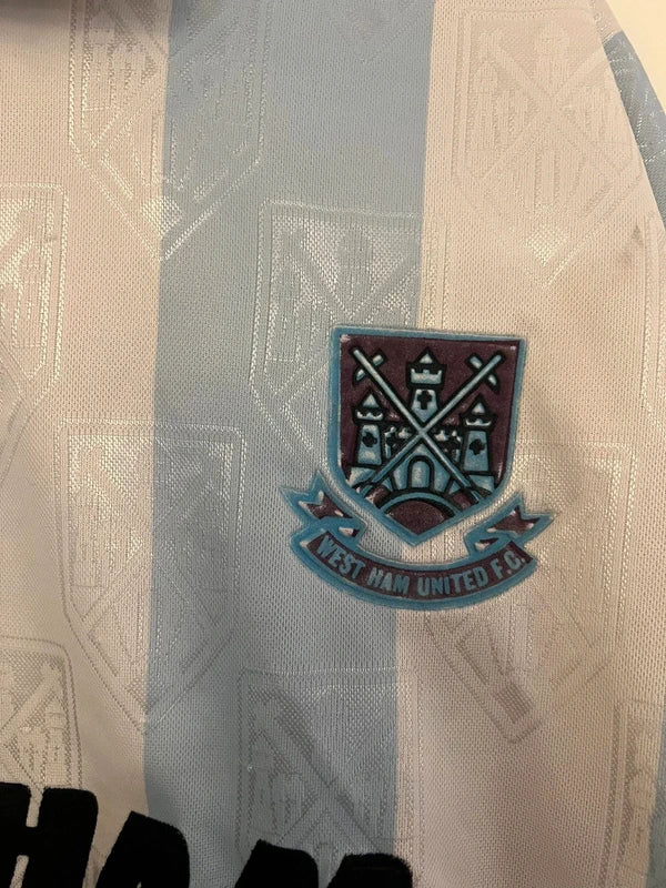 1992-93 West Ham Away Shirt - 7/10