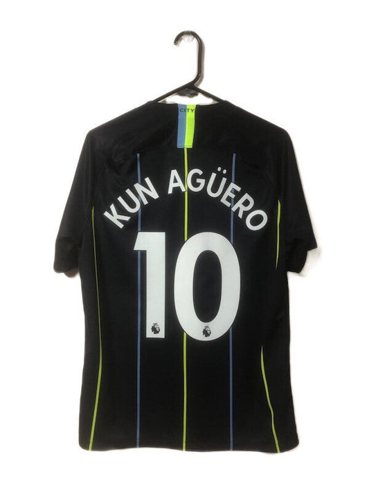 Manchester City Kun Aguero #10 2018/19 Medium Away Excellent Conditio 919002-476
