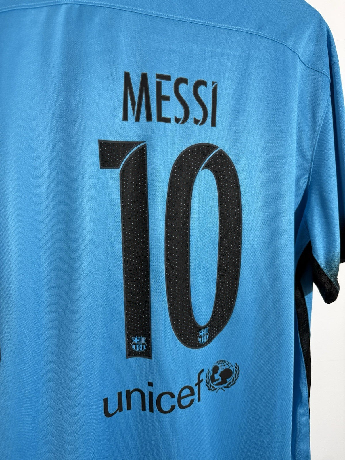 Barcelona Messi #10 2015/16 XL 3rd Shirt Nike Excellent Condition 658789-426