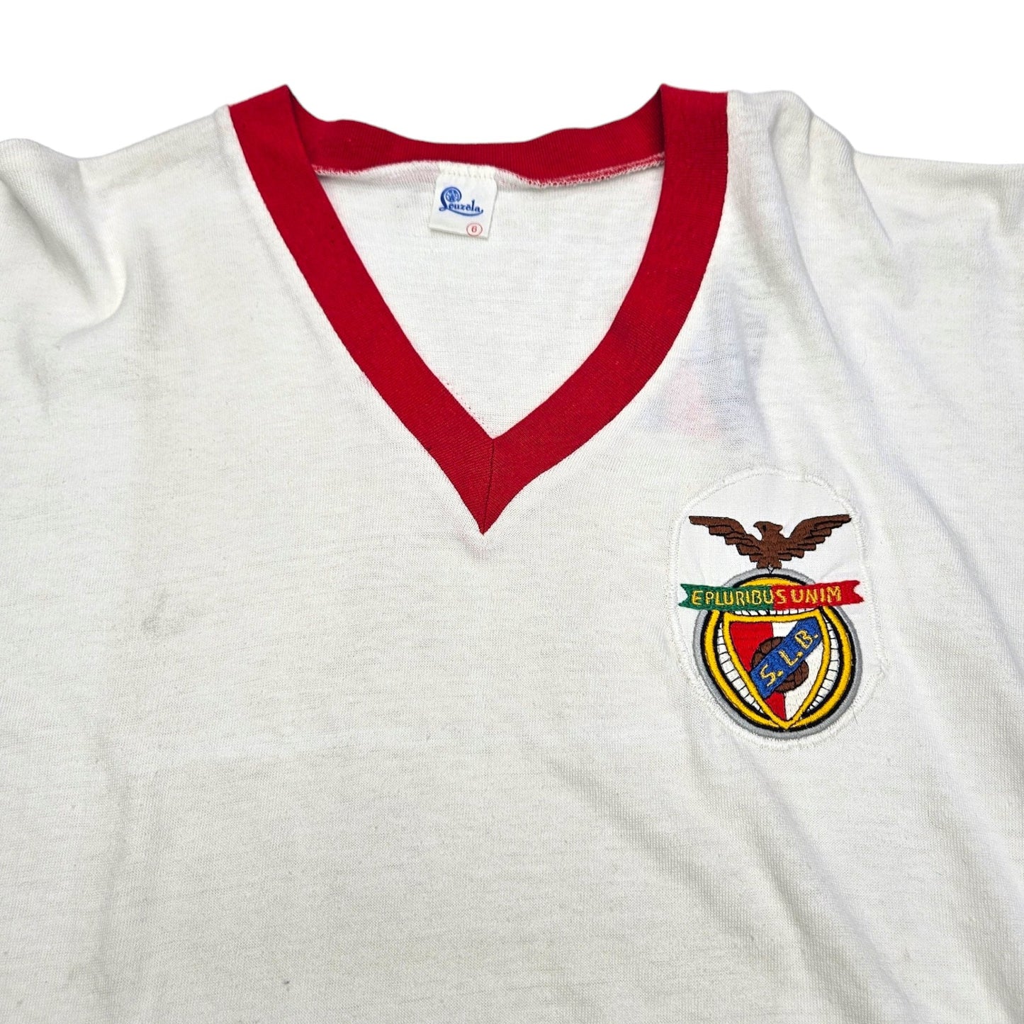 1966 Benfica Away Football Shirt (M) Seuzela # 4 (Re-Issue)
