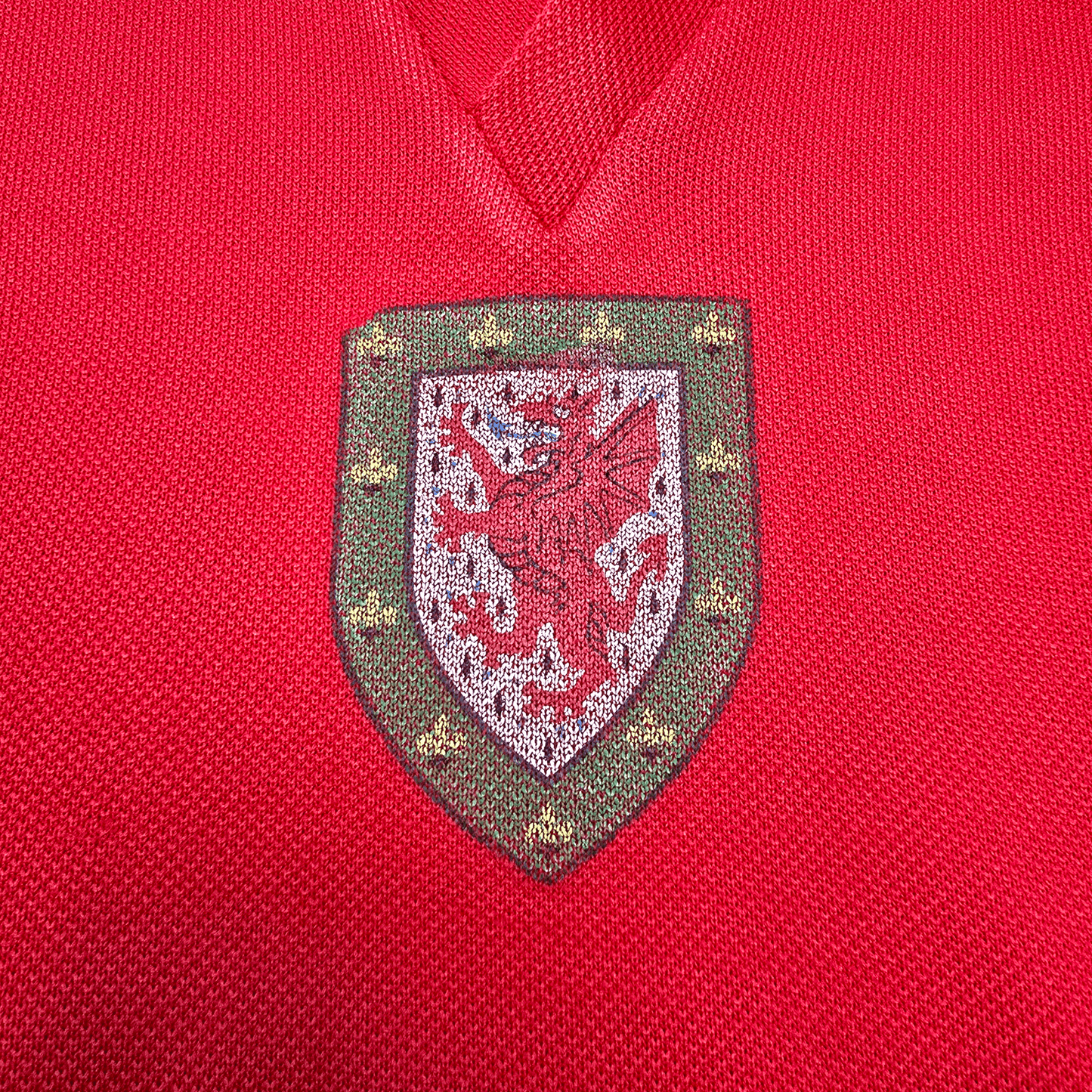 1976/79 Wales Home Football Shirt (S) Admiral