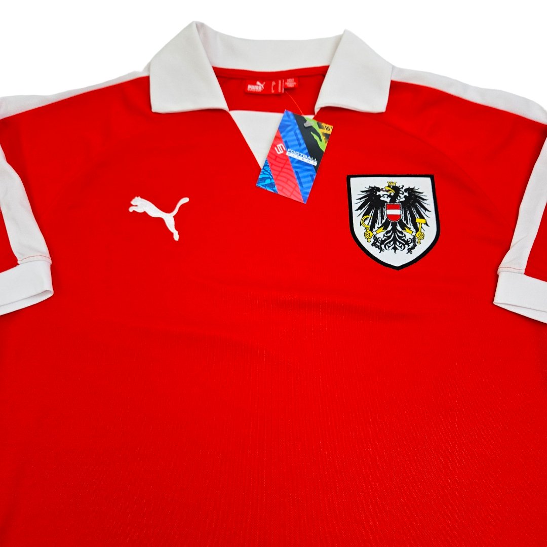 1978 Austria Home Football Shirt (M) Puma (Re-Issue)