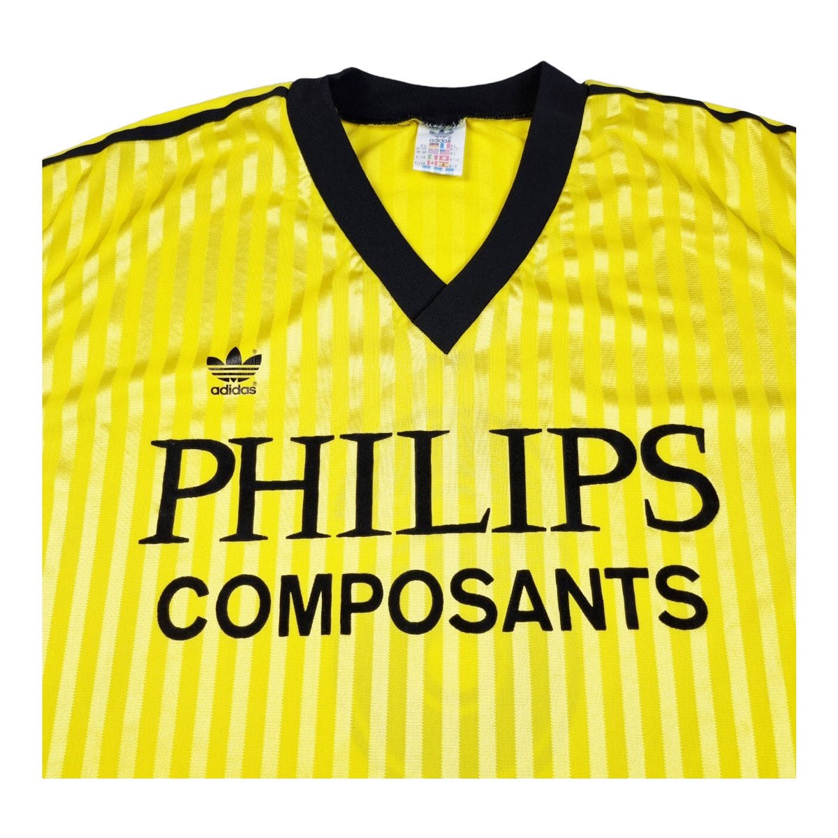 1980s Football Shirt (L) Vintage Adidas #6