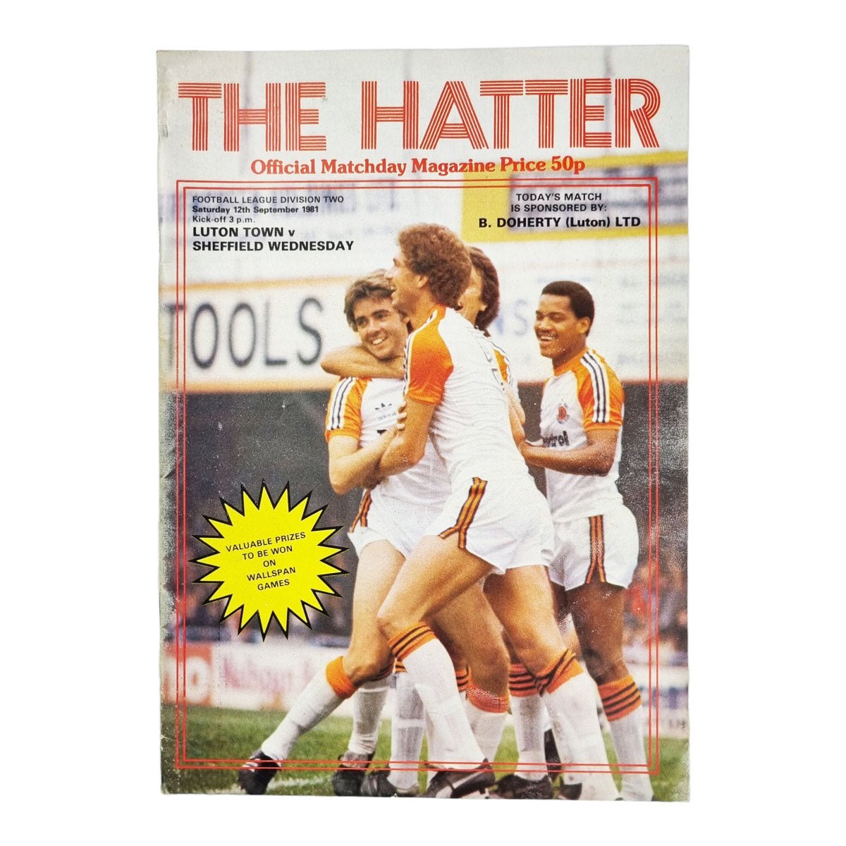 1980s Luton Town Division 1 Programme Bundle (x10)