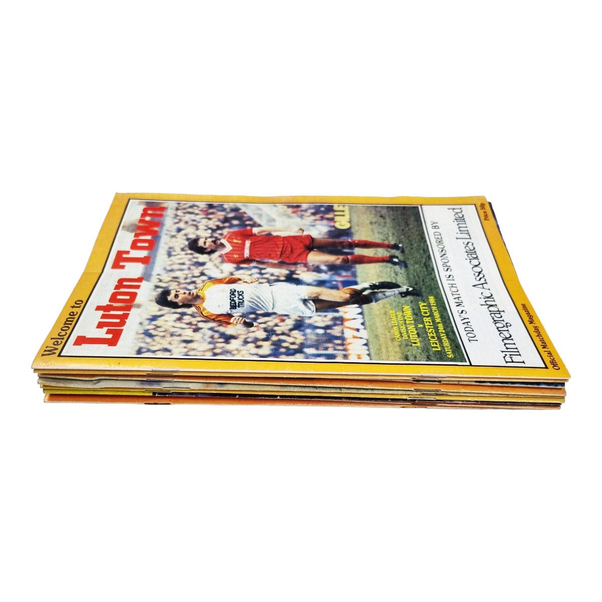1980s Luton Town Division 1 Programme Bundle (x10)