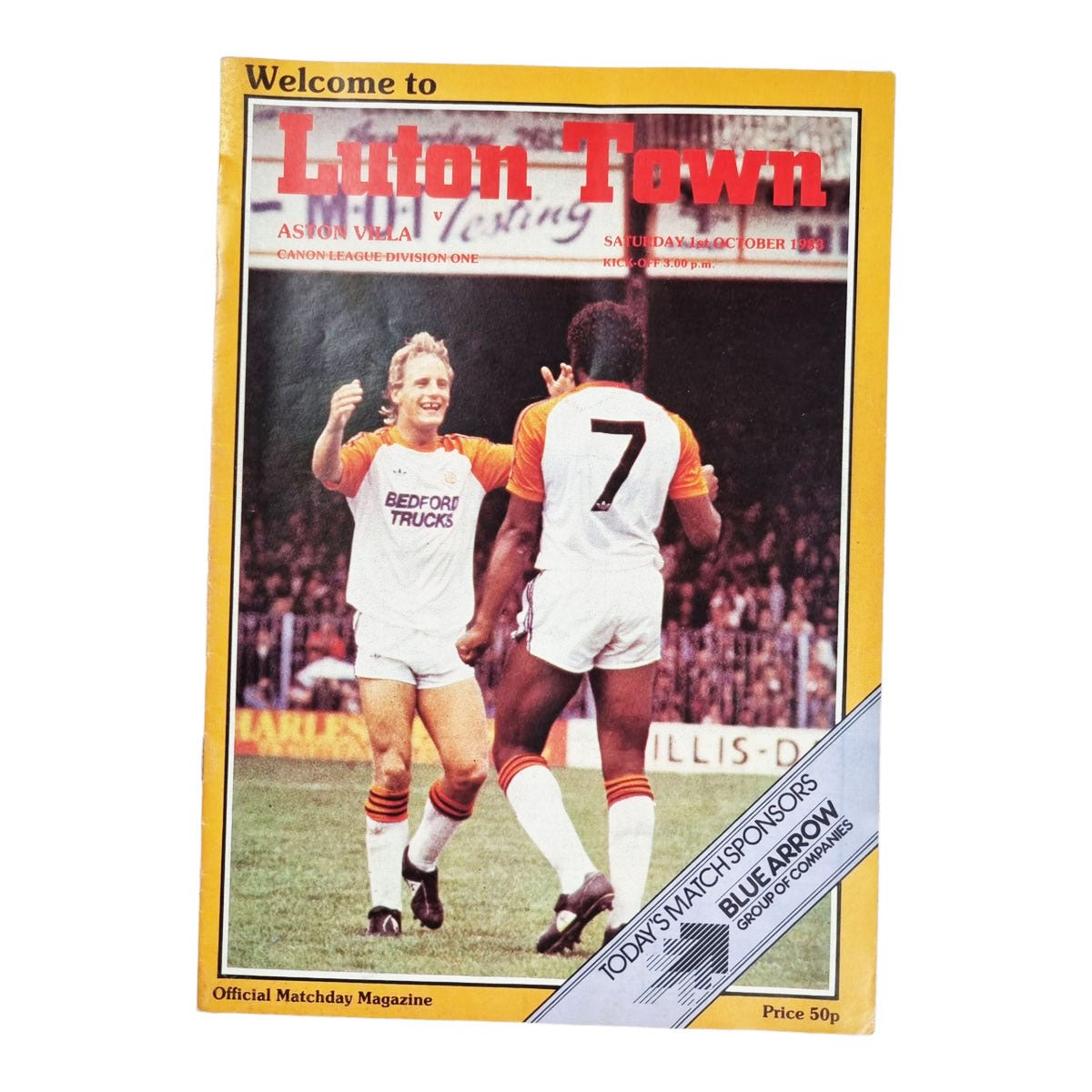 1980s Luton Town Division 1 Programme Bundle (x10)