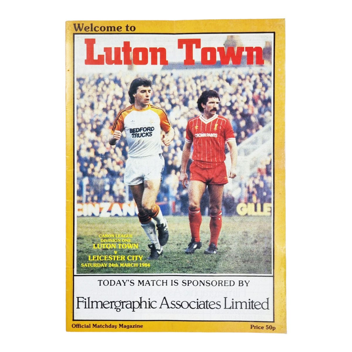 1980s Luton Town Division 1 Programme Bundle (x10)