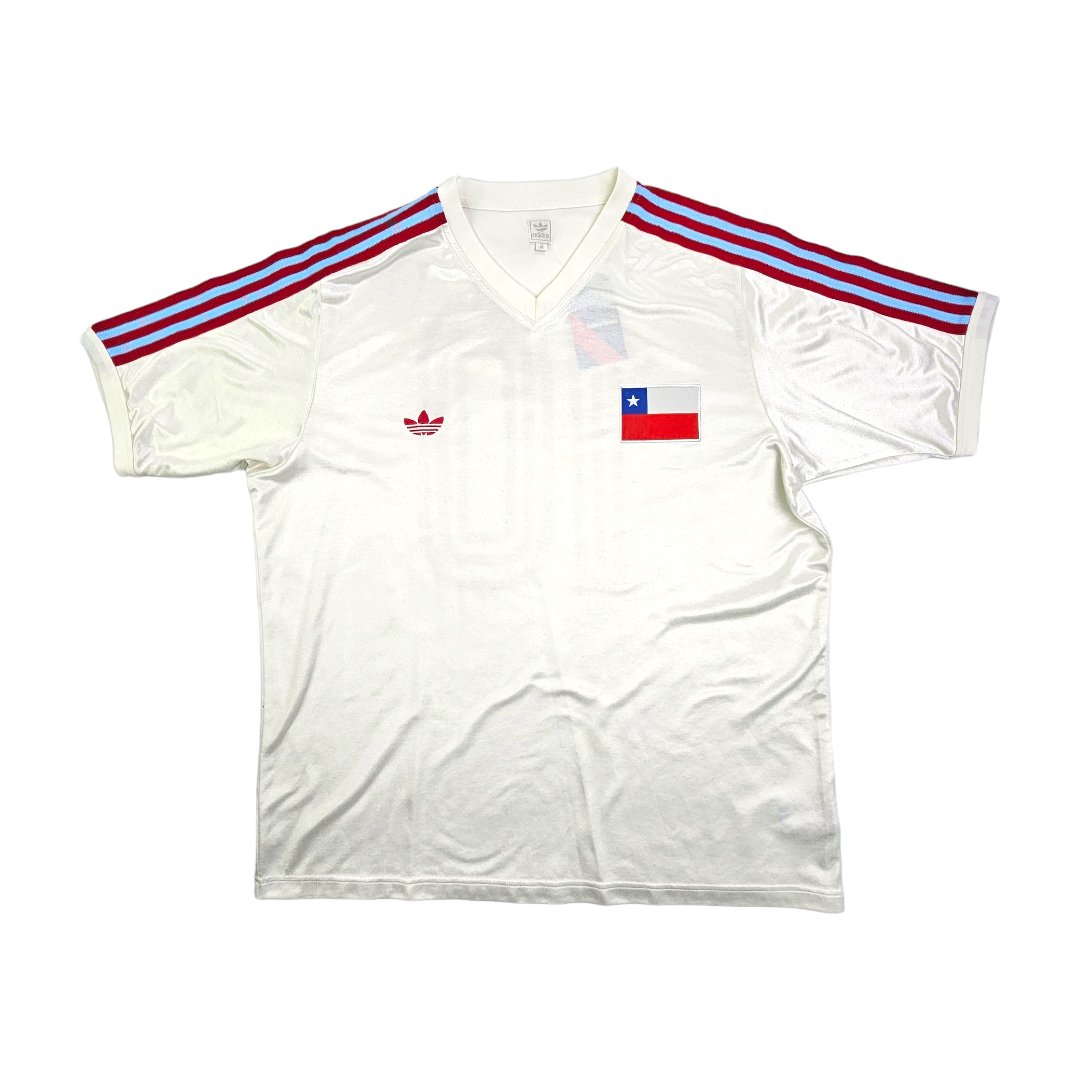 1982/83 Chile Away Football Shirt (XL) Adidas Originals # 10 (Caszely)