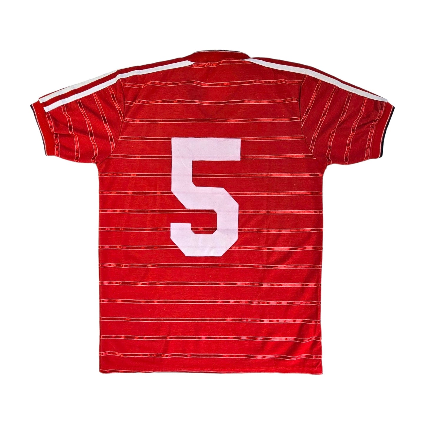 1984/85 Aberdeen Home Football Shirt (M) Adidas # 5 (McLeish)