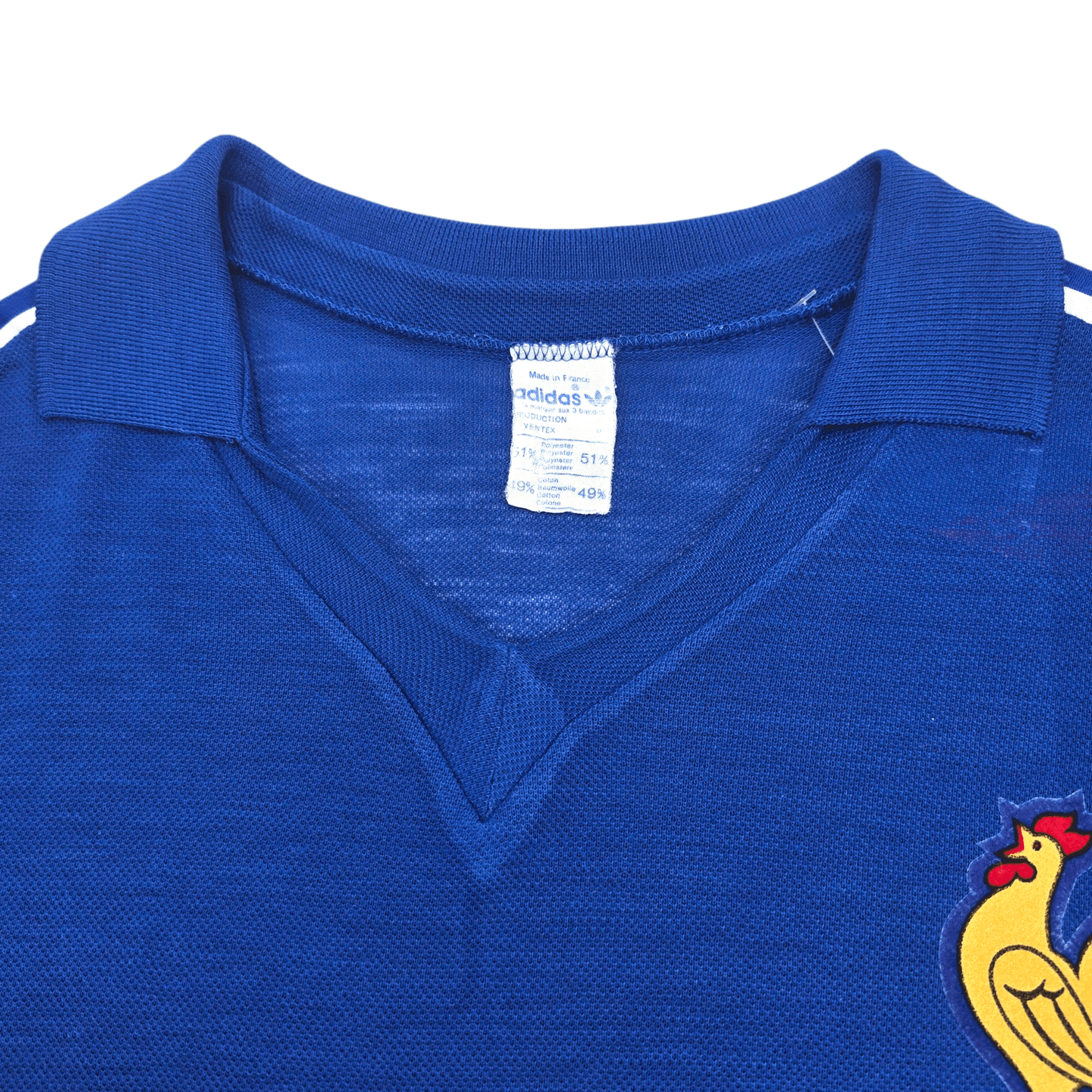 1984/86 France Home Football Shirt (M) Adidas