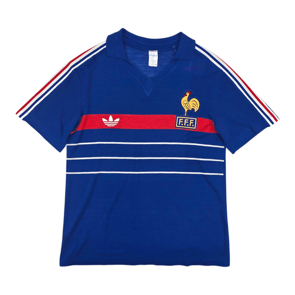 1984/86 France Home Football Shirt (M) Adidas