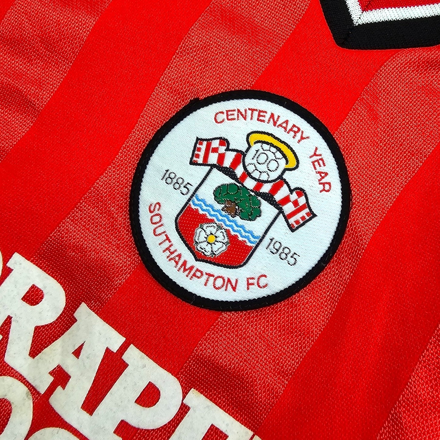 1985/87 Southampton Home Football Shirt (S) Patrick #9 (Centenary)