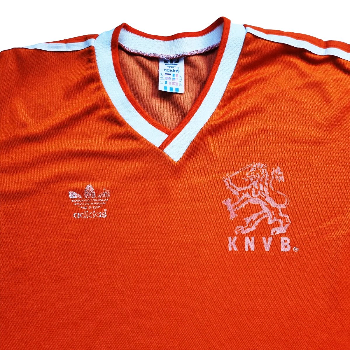 1985/88 Holland Home Football Shirt (L) Adidas