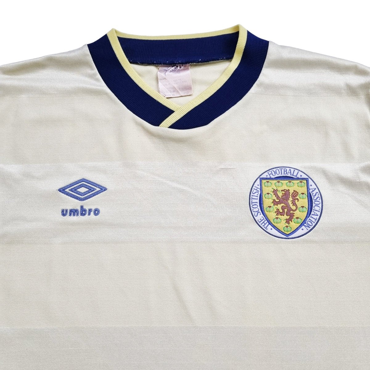 1985/88 Scotland Away Football Shirt (M) Umbro