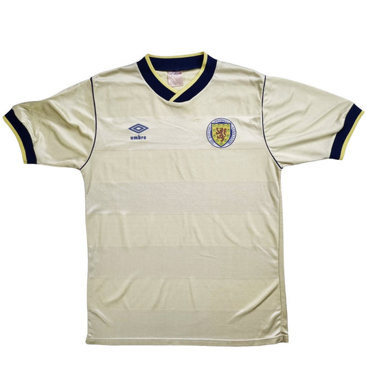 1985/88 Scotland Away Football Shirt (M) Umbro