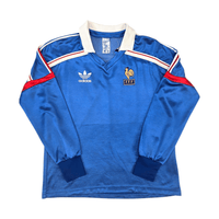 1985/90 France Home Football Shirt (S) Adidas
