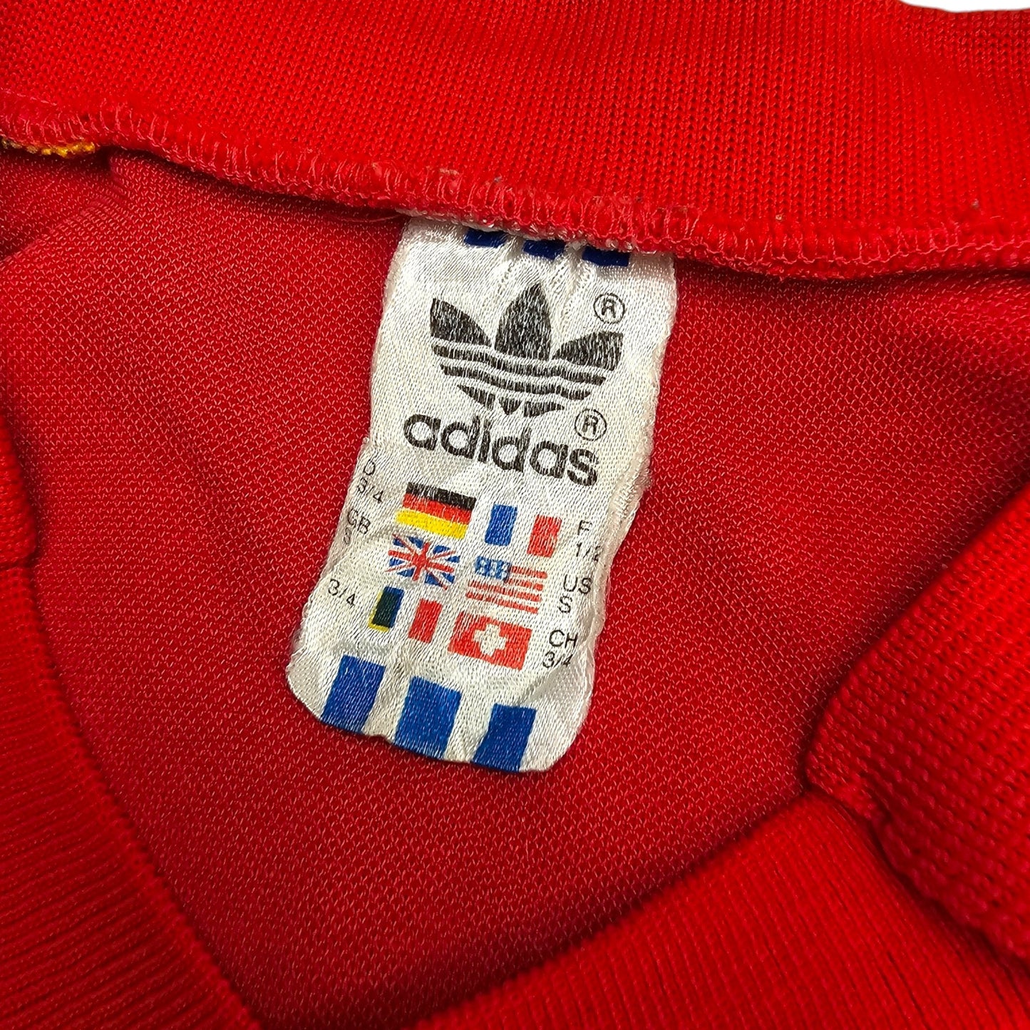 1986/90 Belgium Home Football Shirt (S) Adidas