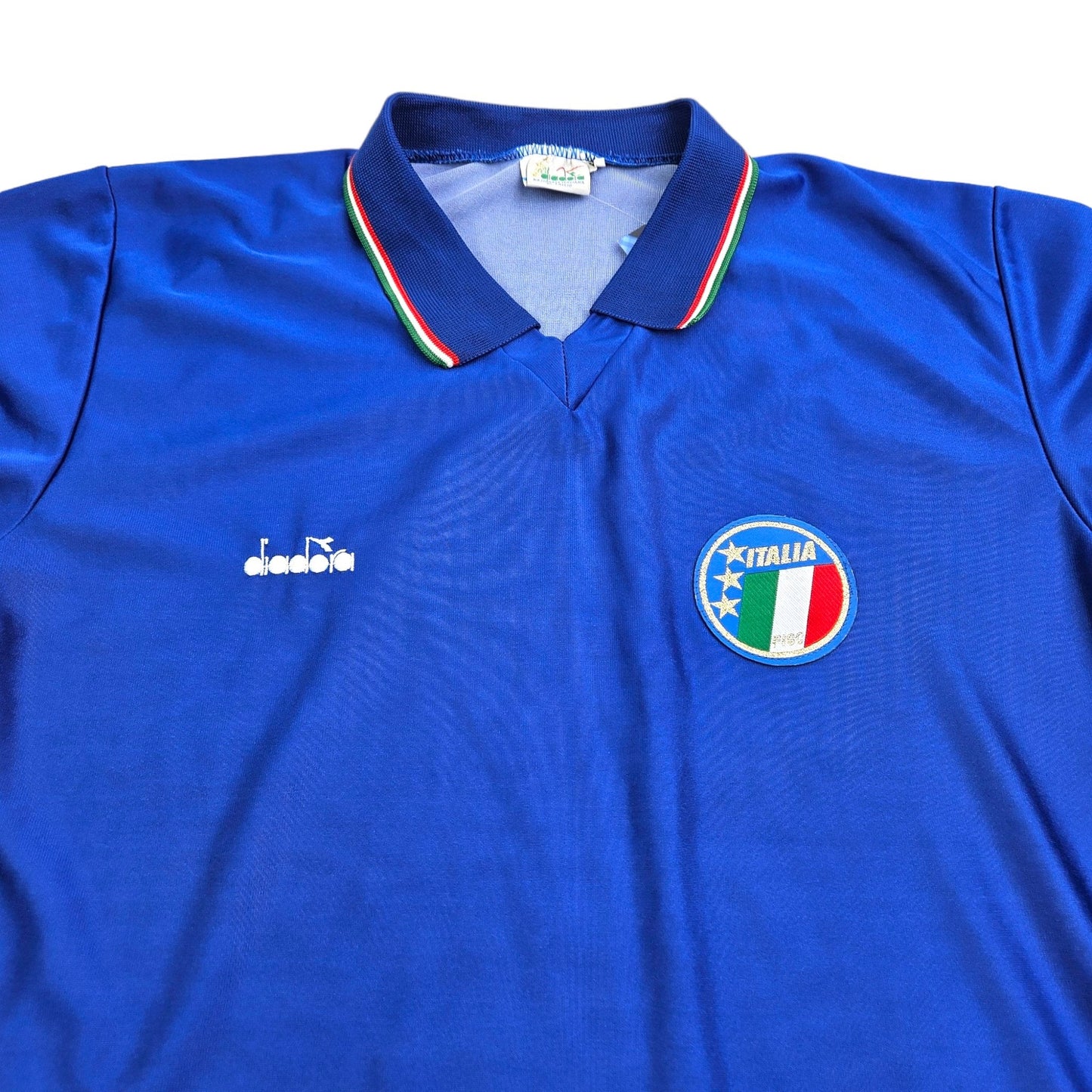 1986/90 Italy Home Football Shirt (L) Diadora