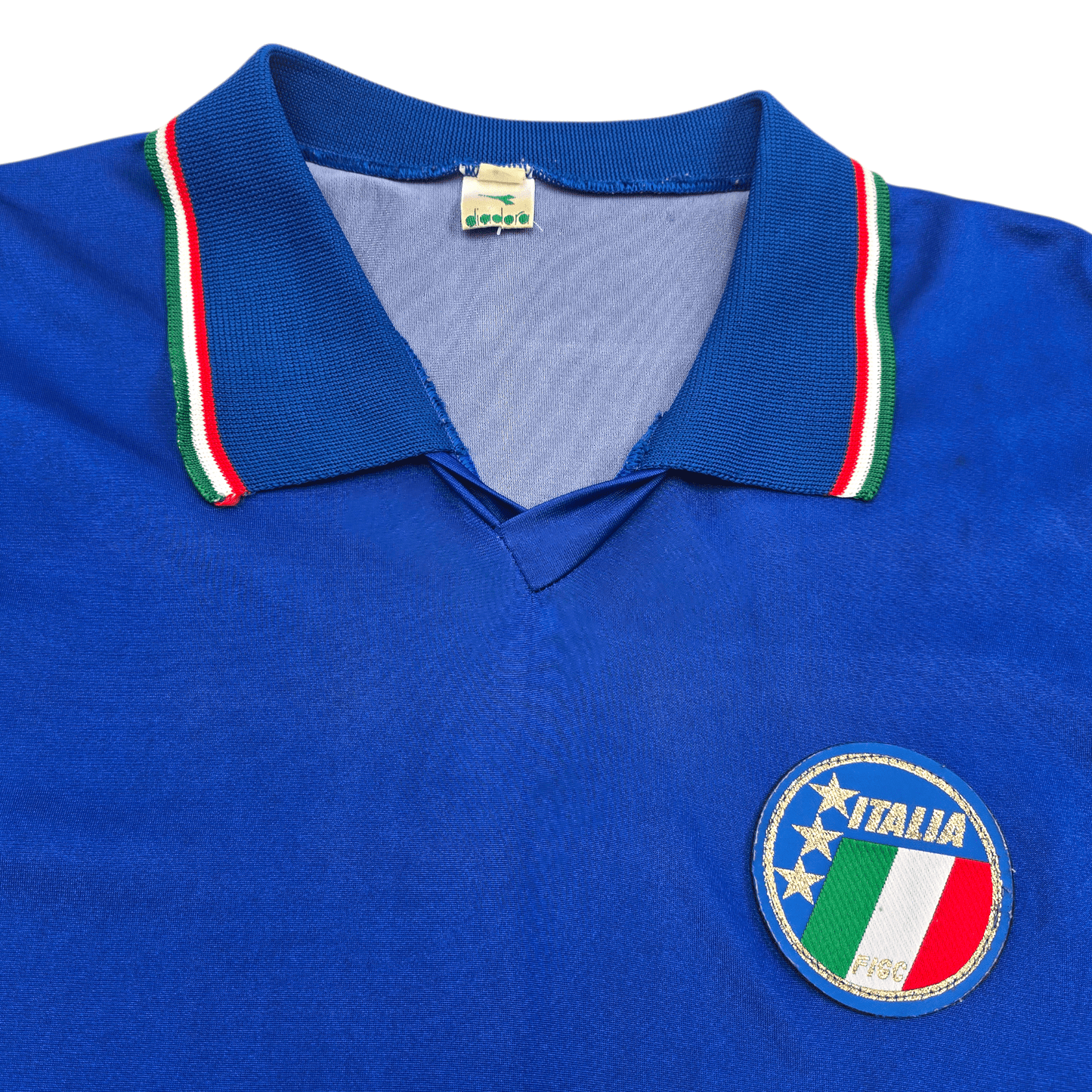 1986/90 Italy Home Football Shirt (L) Diadora (Player Version)