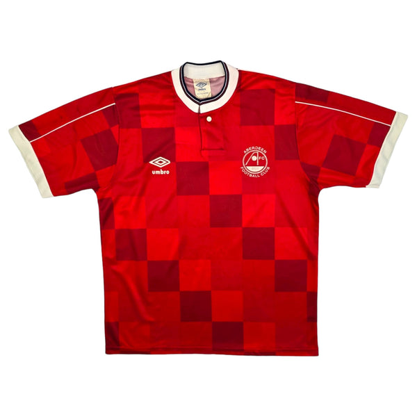 1987/88 Aberdeen Home Football Shirt (XS) Umbro