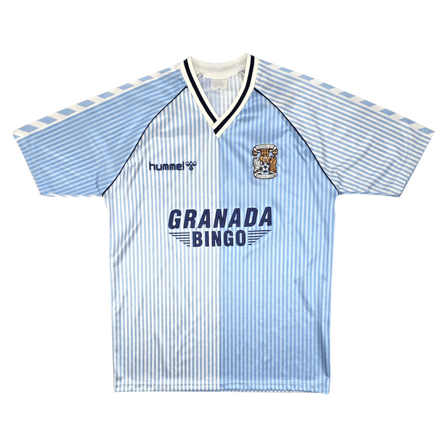 1987/88 Coventry City Home Football Shirt (L) Hummel #19