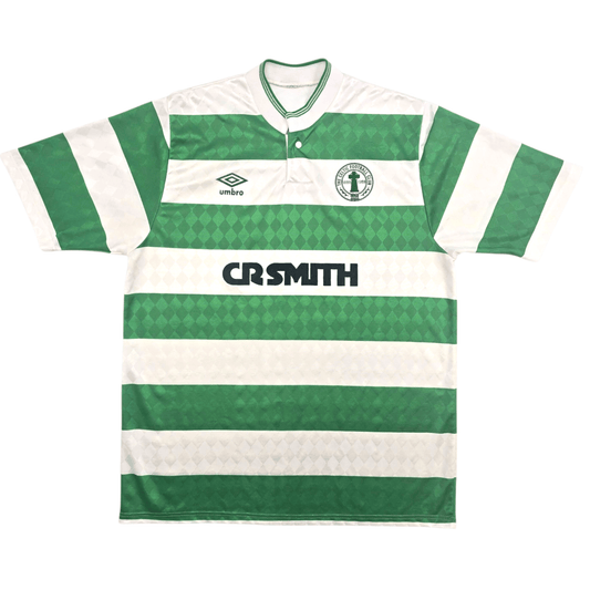 1987/89 Celtic Home Football Shirt (M) Umbro