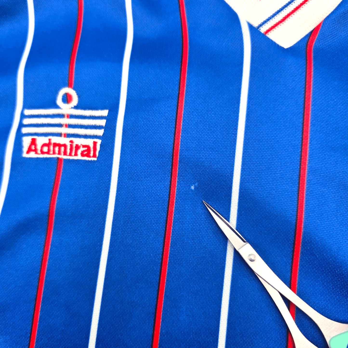 1987/89 Portsmouth Home Football Shirt (M) Admiral