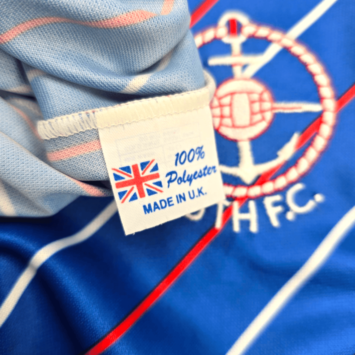 1987/89 Portsmouth Home Football Shirt (M) Admiral