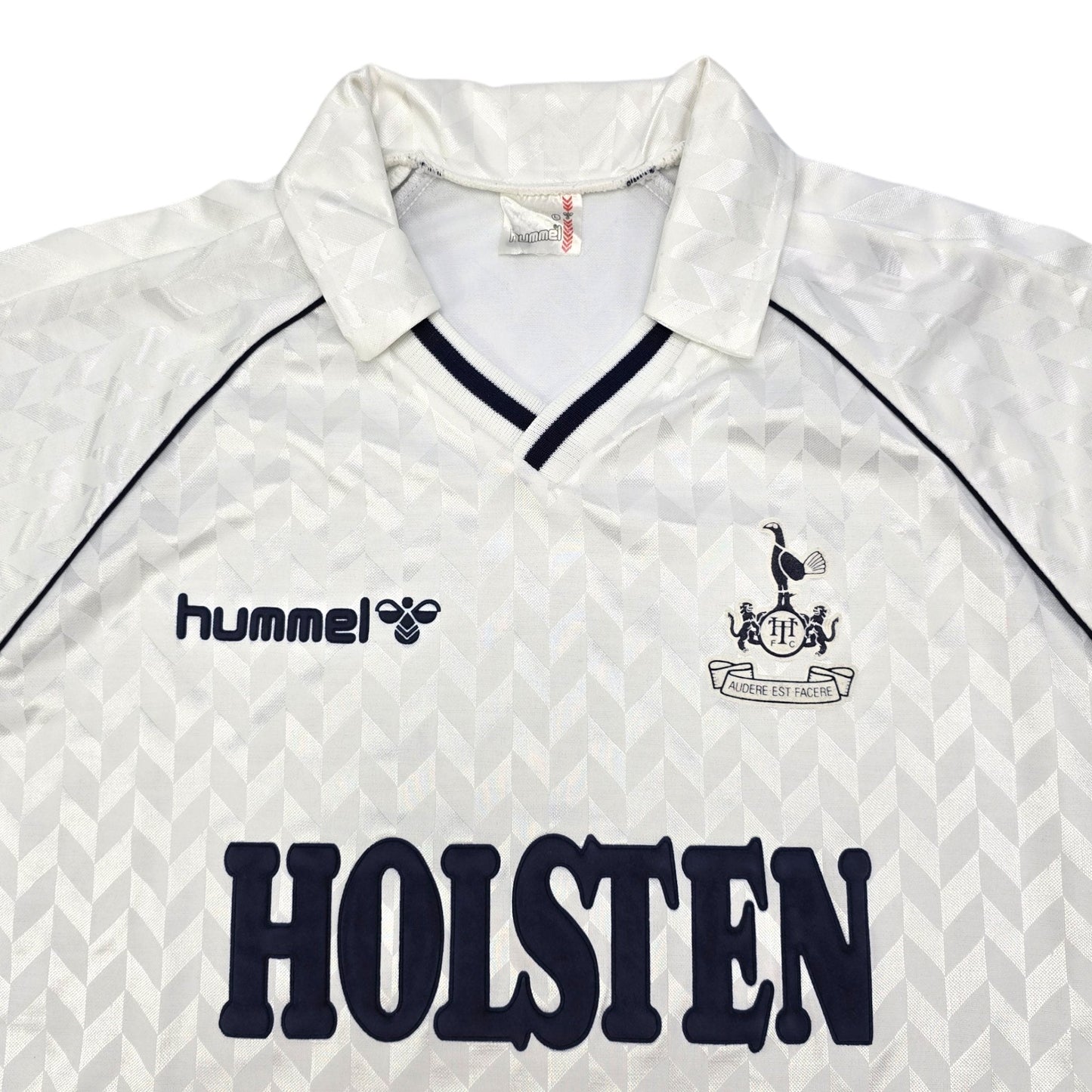 1987/89 Tottenham Hotspur Home Football Shirt (L) Hummel