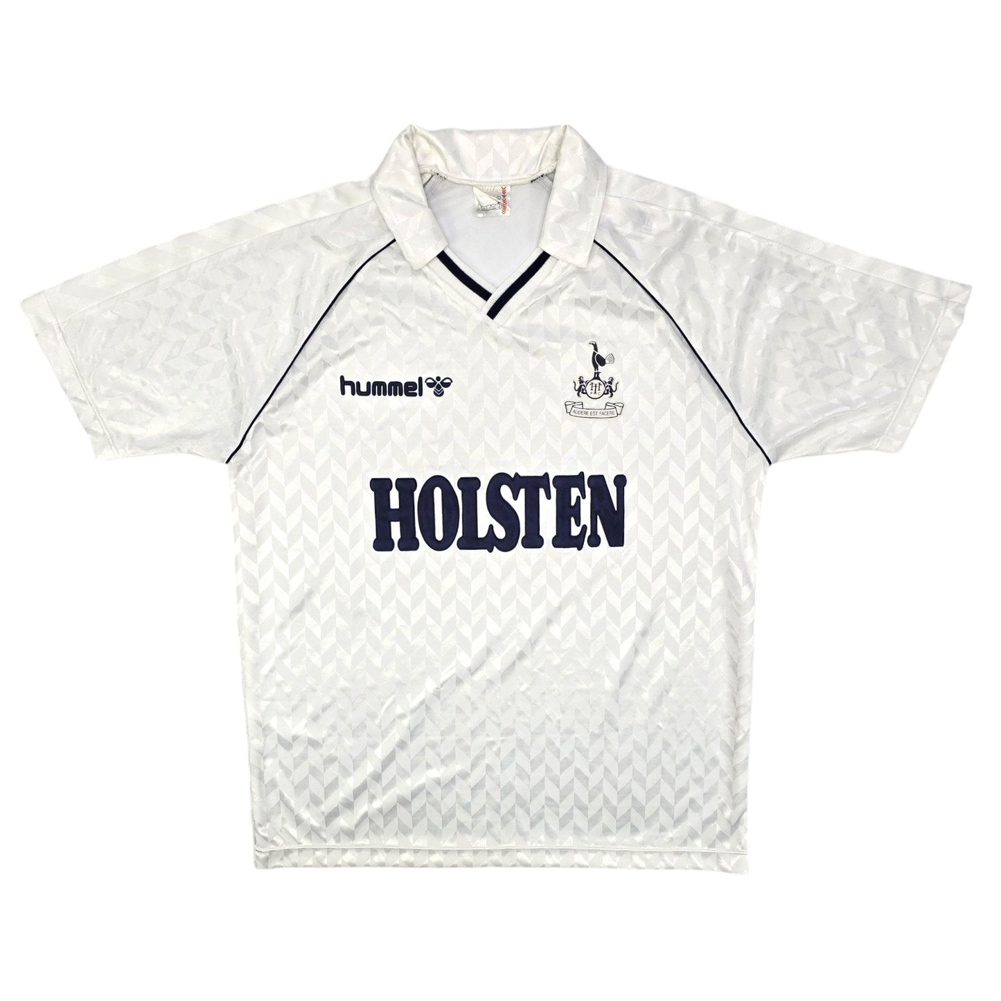 1987/89 Tottenham Hotspur Home Football Shirt (L) Hummel