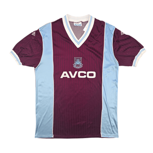 1987/89 West Ham United Home Football Shirt (L) Scoreline