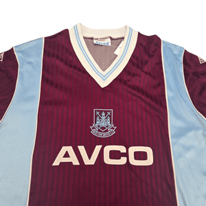 1987/89 West Ham United Home Football Shirt (L) Scoreline