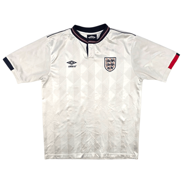 1987/90 England Home Football Shirt (L) Umbro (Re-Issue)