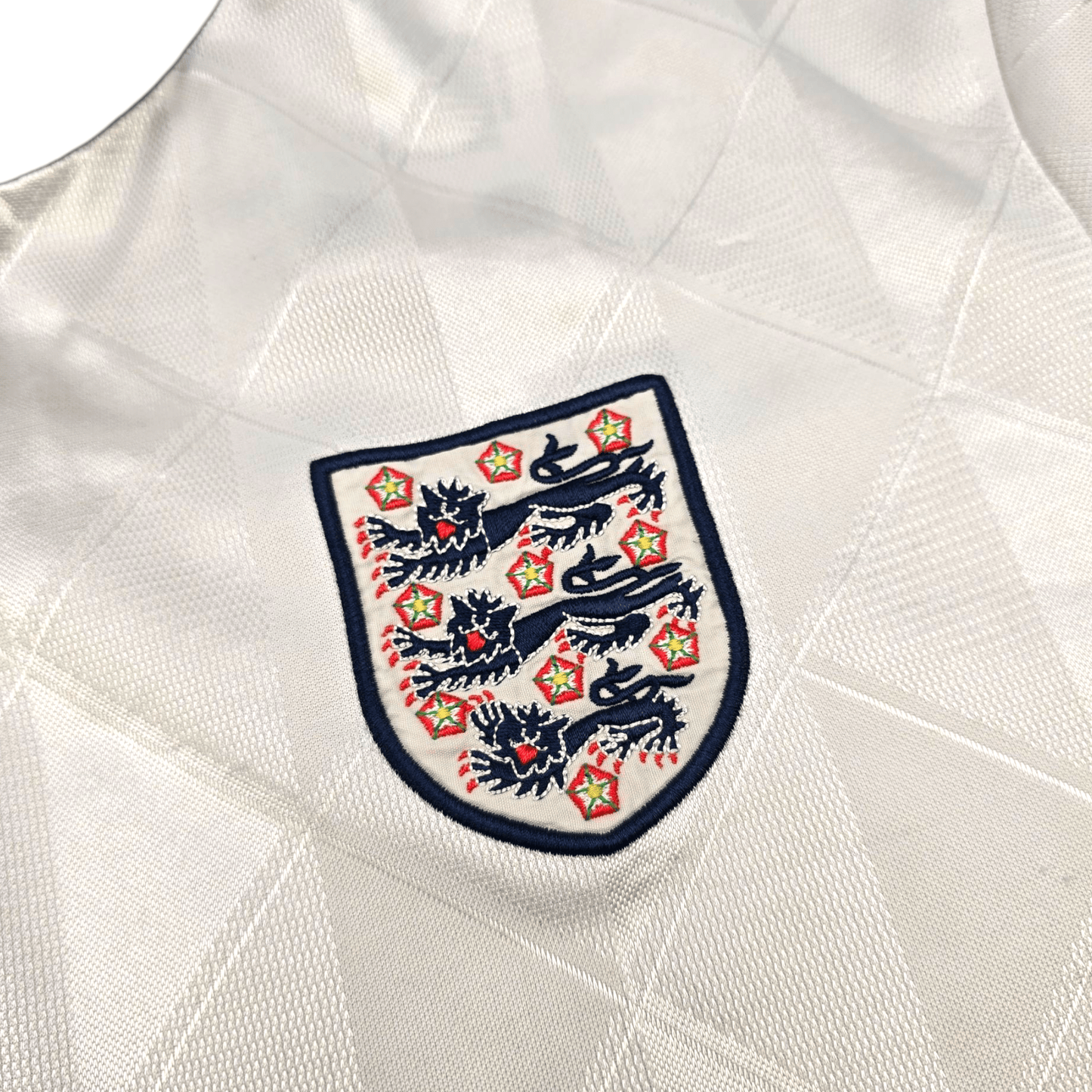 1987/90 England Home Football Shirt (L) Umbro (Re-Issue)