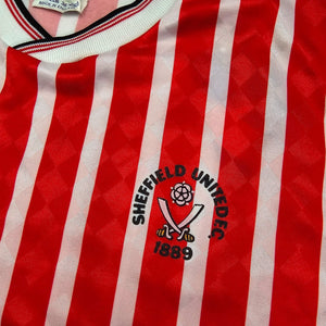 1987/90 Sheffield United Home Football Shirt (M) Umbro