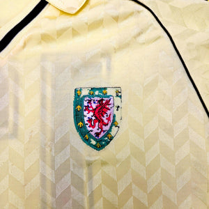 1987/90 Wales Away Football Shirt (L) Hummel #13 (Match Issue)