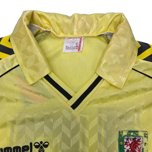 1987/90 Wales Away Football Shirt (L) Hummel #13 (Match Issue)