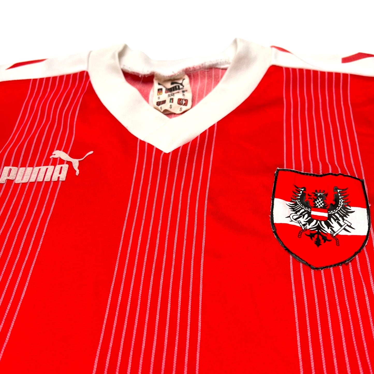 1988 Austria Home Football Shirt (S) Puma (Upgraded Template)