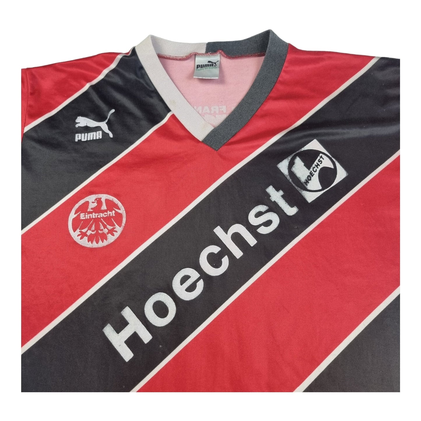 1988/89 Eintracht Frankfurt Home Football Shirt (L) Puma #18