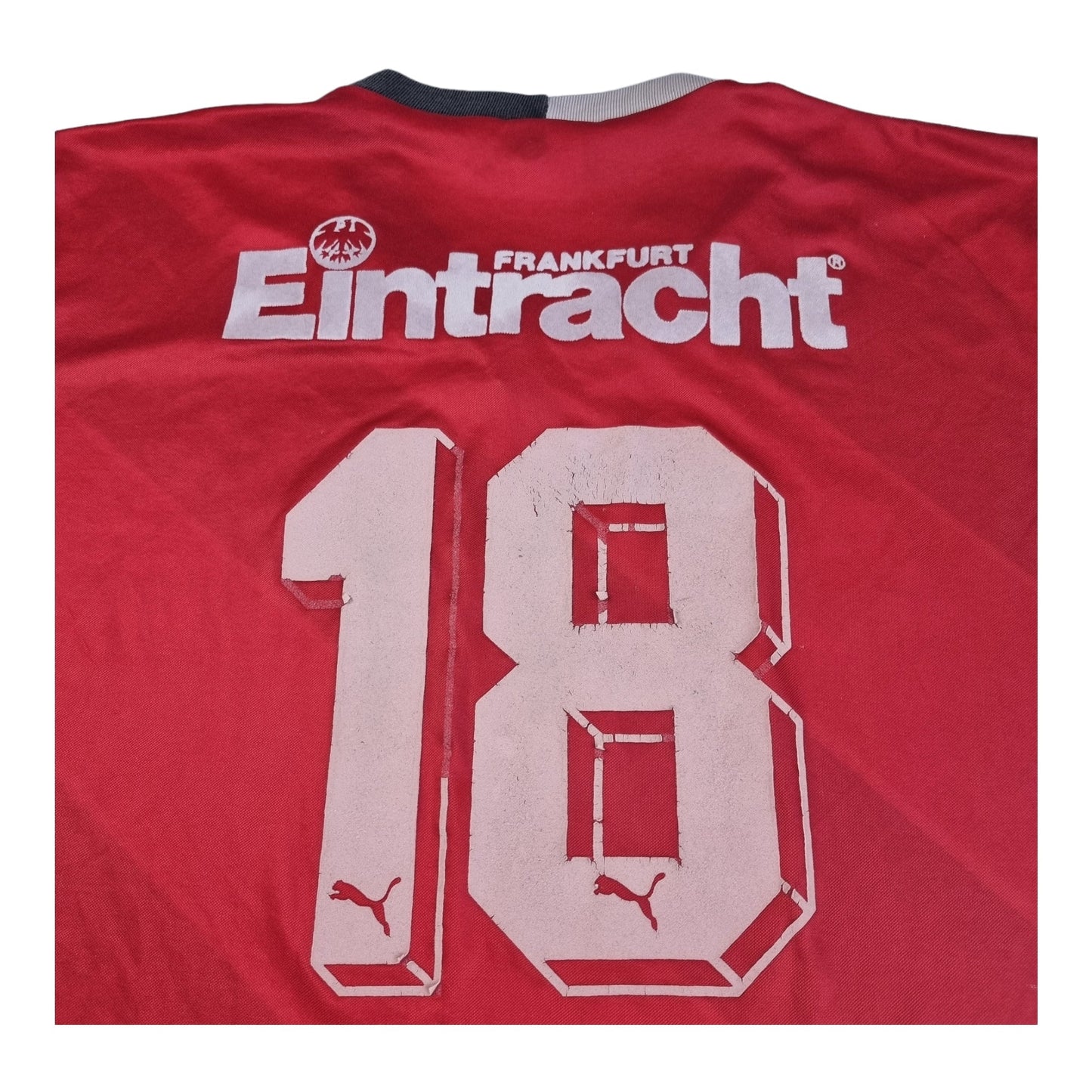 1988/89 Eintracht Frankfurt Home Football Shirt (L) Puma #18