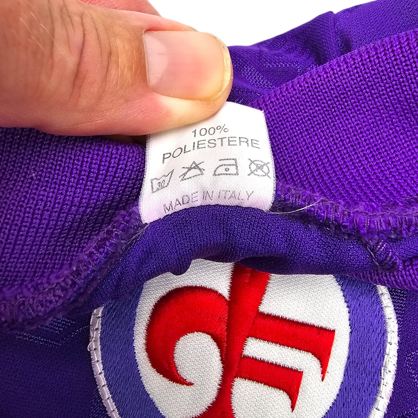 1988/89 Fiorentina Home Football Shirt (M) ABM #10 (Baggio) Official Re-Issue