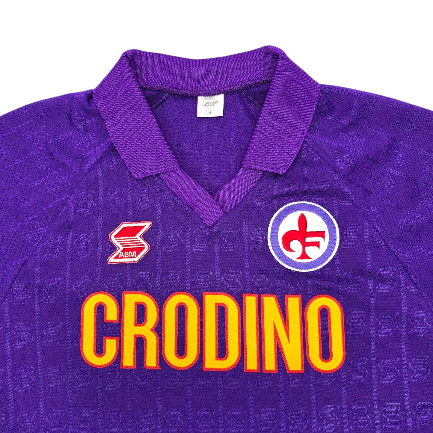 1988/89 Fiorentina Home Football Shirt (M) ABM #10 (Baggio) Official Re-Issue