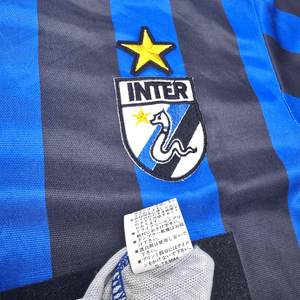 1988/89 Inter Milan Home Football Shirt (M) Uhlsport