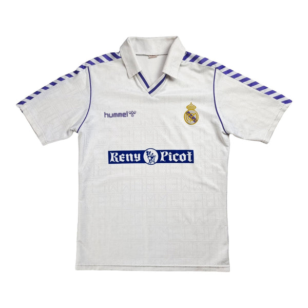 1988/89 Real Madrid Home Football Shirt (M) Hummel