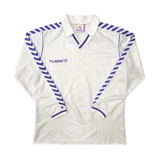 1988/89 Real Madrid Home Football Shirt (XL) Hummel