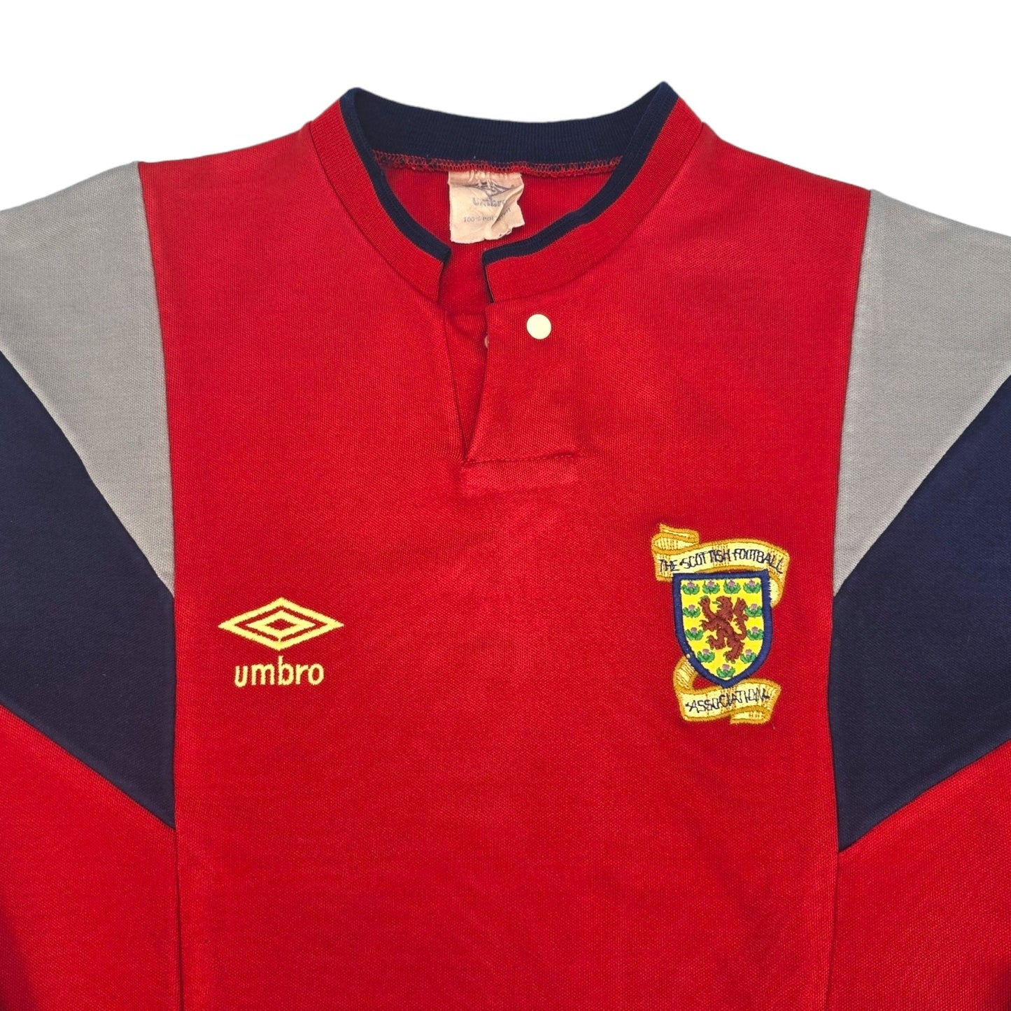 1988/89 Scotland Goal Keeper Football Shirt (M) Umbro #1 (U16 Match Prepared)