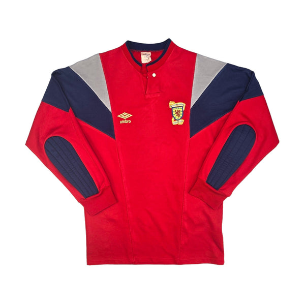 1988/89 Scotland Goal Keeper Football Shirt (M) Umbro #1 (U16 Match Prepared)