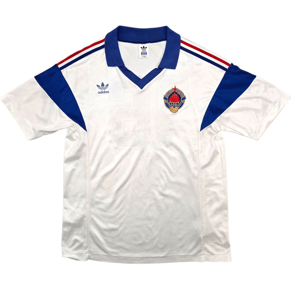 1988/89 Yugoslavia Away Football Shirt (L) Adidas (Upgraded Template)
