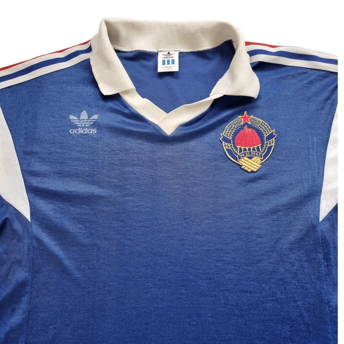 1988/89 Yugoslavia Home Football Shirt (M) Adidas