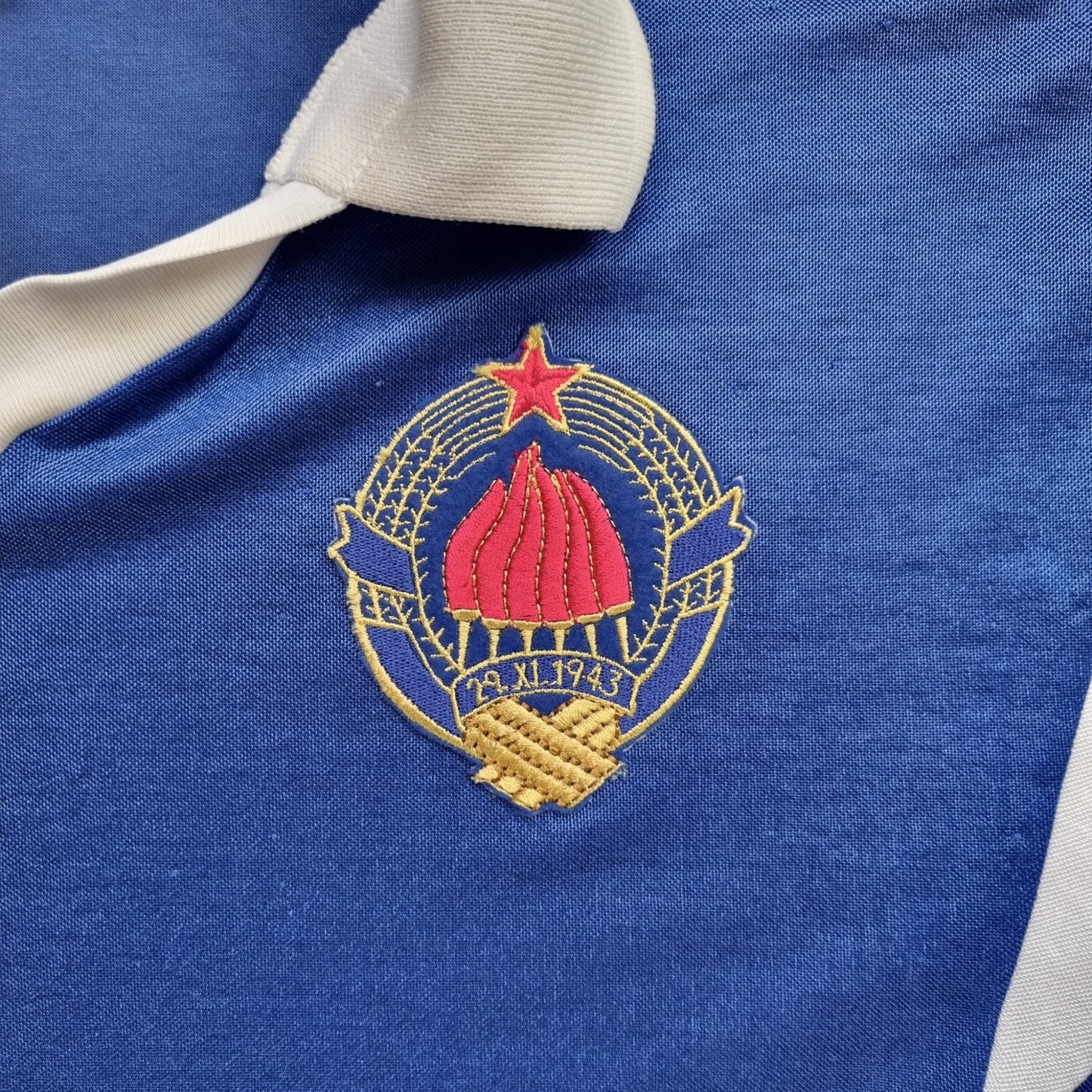 1988/89 Yugoslavia Home Football Shirt (M) Adidas